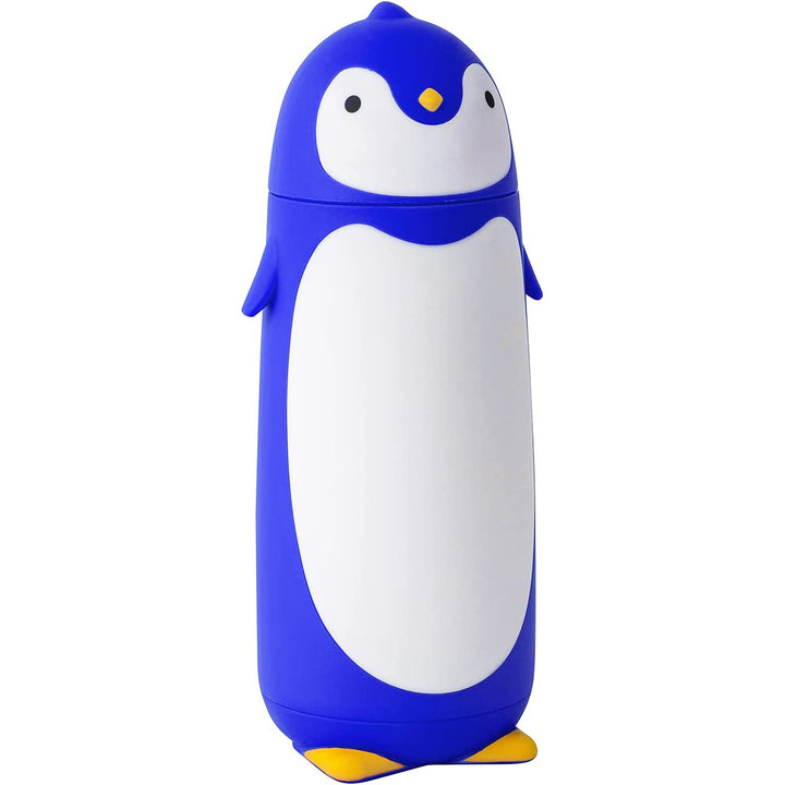 Premium Penguin Stainless Steel Vacuum Thermos – 9.5oz Travel Mug for Kids & Students – Insulated Coffee & Tea Flask – Hot or