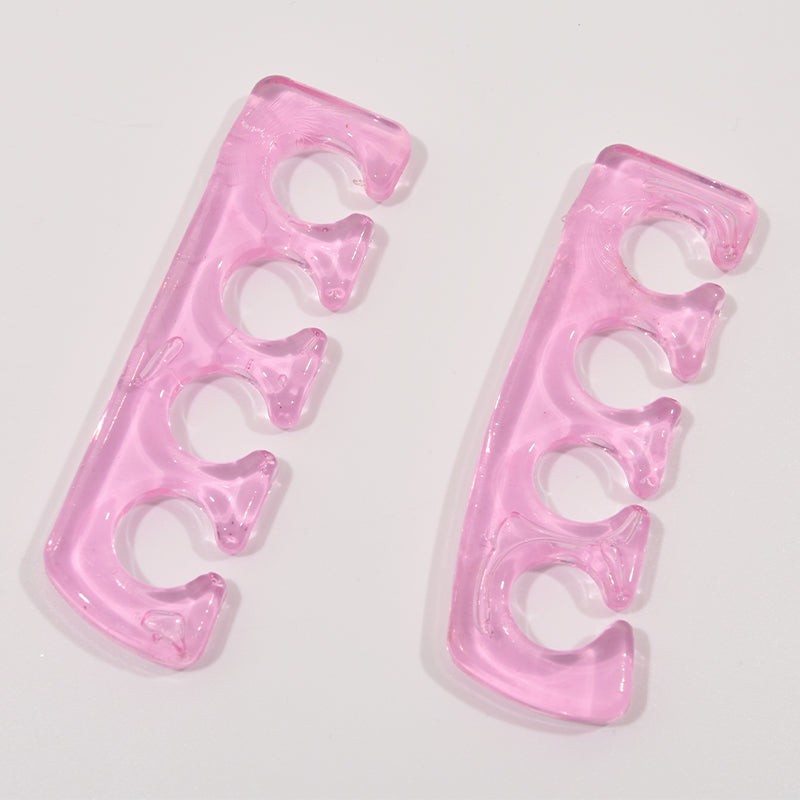 Premium Soft Silicone Toe and Finger Separators – Flexible Nail Polish Pedicure Tools for Spa and Home Use, Comfortable