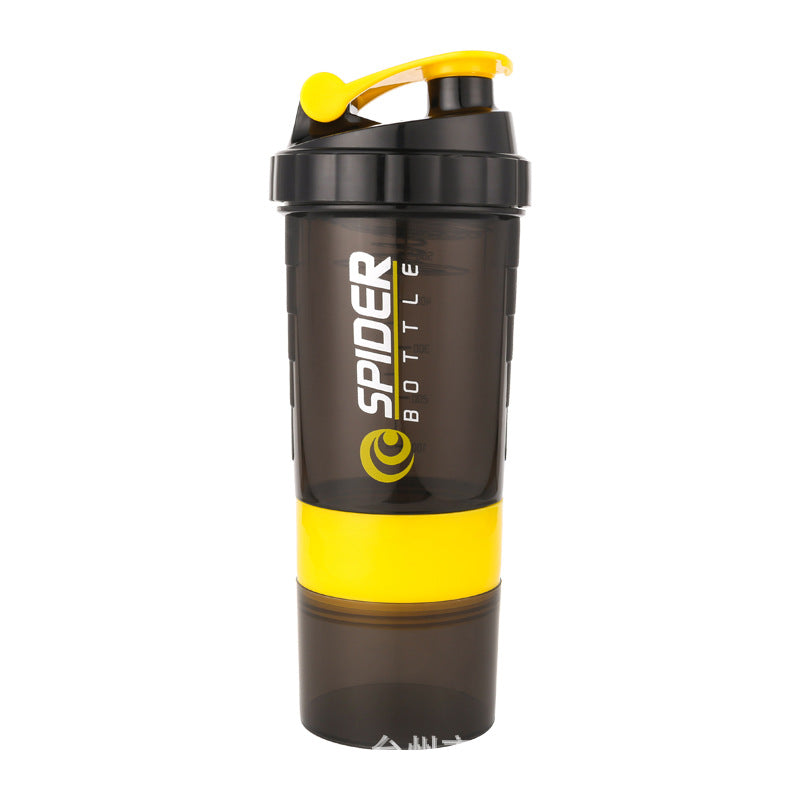 Premium 500ML Portable Protein Powder Shaker Bottle – High Capacity Sports Blender with Powder Case – Plastic Water Cup for Gym & Fitness – Modern, Leak-Proof Design