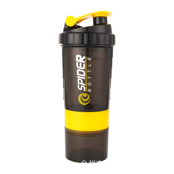 Premium 500ML Portable Protein Powder Shaker Bottle – High Capacity Sports Blender with Powder Case – Plastic Water Cup for Gym & Fitness – Modern, Leak-Proof Design