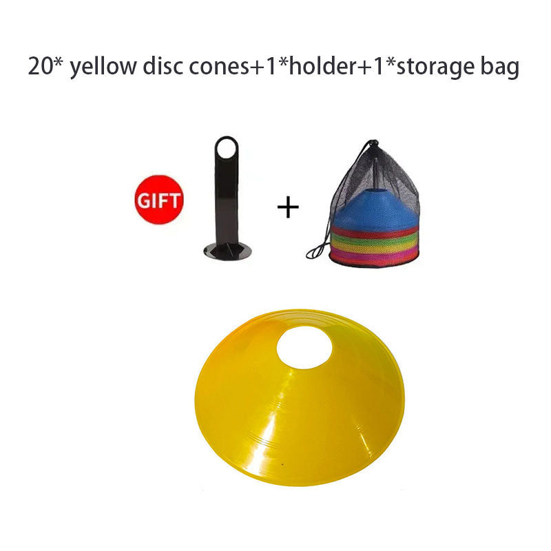 Premium Soccer Training Cones – Set of 10/20/30/50 Agility Discs for Football & Sports Training – Durable PE Material, Bright
