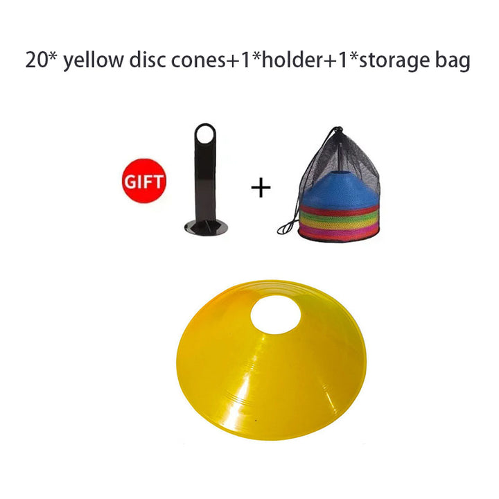 Premium Soccer Training Cones – Set of 10/20/30/50 Agility Discs for Football & Sports Training – Durable PE Material, Bright