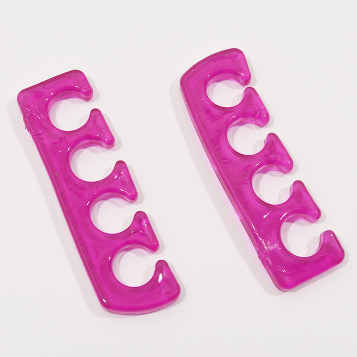 Premium Soft Silicone Toe and Finger Separators – Flexible Nail Polish Pedicure Tools for Spa and Home Use, Comfortable