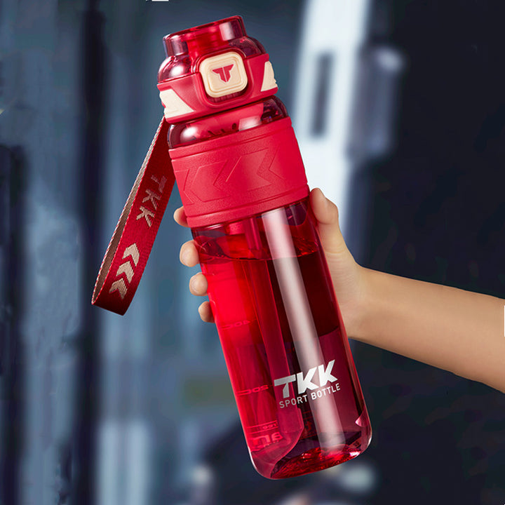 Premium Tritan Water Bottle – 1000ml/1500ml Portable Fitness Kettle with Straw, BPA-Free, Durable, Leak-Proof, Ideal for 