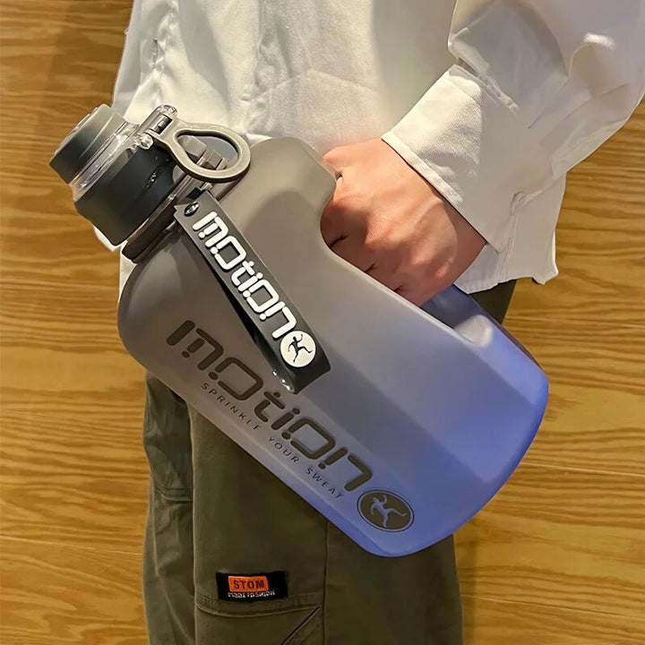 Premium 2.2L Large Capacity Sports Water Bottle – BPA-Free, Gradient Plastic, Portable Kettle with Straw, Leak-Proof, Ideal 