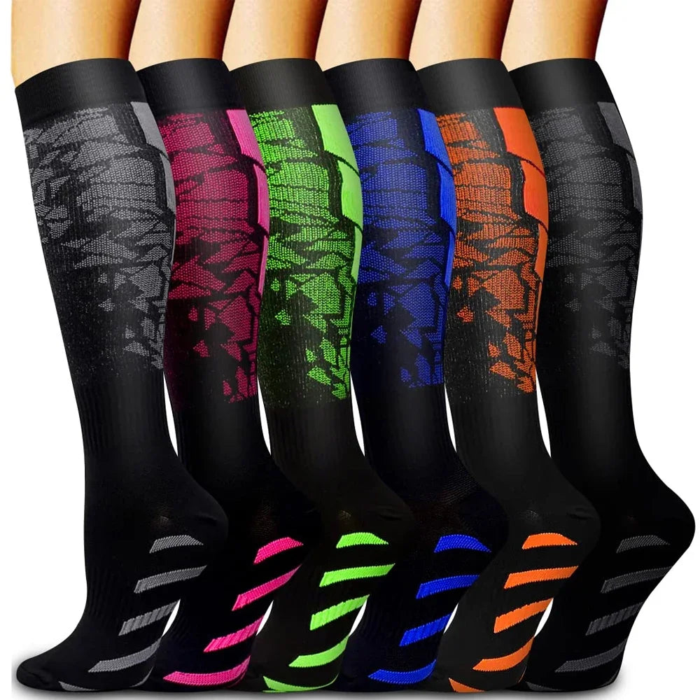 Premium Sports Compression Socks for Men & Women – Calf Support for Running, Flight Travel, Pregnancy, Athletic, and 