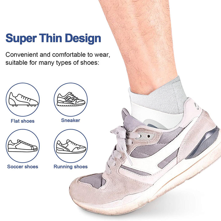 Premium Adjustable Compression Ankle Sleeve – Elastic Support Brace for Foot Protection, Anti-Sprain Guard, Breathable