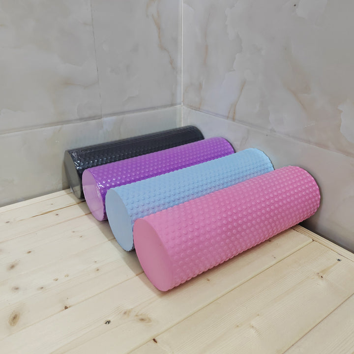Premium EVA-Schaum-Yoga-Roller für Pilates und Home-Workouts, 9,5 cm Durchmesser, 29,7 cm Länge, verbessertes hexagonales Design für effektive Muskelregeneration und Flexibilität