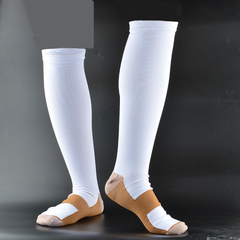 Premium Compression Socks for Men & Women – Copper-Infused Anti-Fatigue Pain Relief – Varicose Vein & Knee High Support 