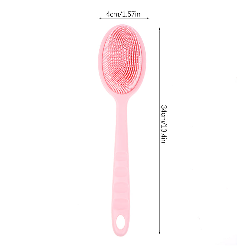 Premium Exfoliating Bath Brush with Soft Handle – Back Scrubbing & Skin Massager, Shower Sponge for Deep Clean, Gentle  