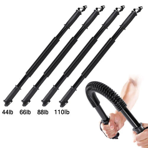 Premium Arm Strength Trainer – Home Chest & Upper Arm Muscle Enhancement – Adjustable Resistance Spring Stick for Fitness, Shoulders, & Arms Exercise