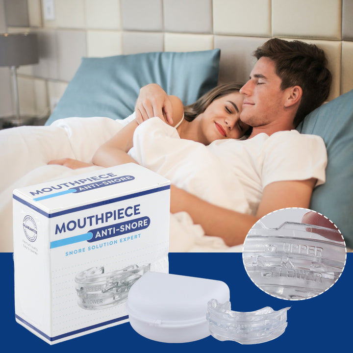Premium Anti-Snoring Mouth Guard for Teeth Grinding & Sleep Apnea Relief – Comfortable, Reusable Sleep Aid with Storage Box