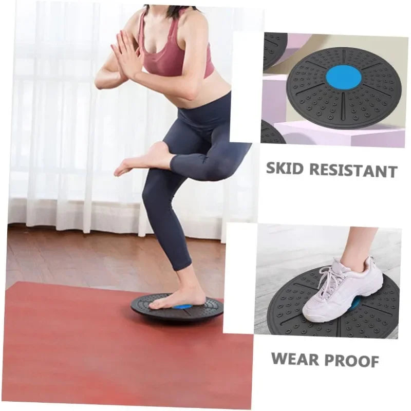 High-Quality Yoga Balance Board – Durable Fitness Training Pedal for Sensory Training & Rehabilitation, Non-Slip Surface, PP