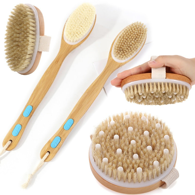 Premium Anti-Cellulite Wooden Massage Brush for Body and Scalp – Soothing Air Cushion Design, Essential Oil Spa Treatment, 