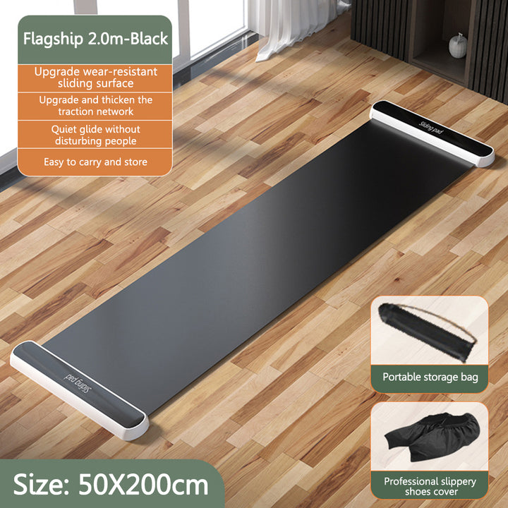 Premium Glide Training Mat for Fitness & Sports – Portable Sliding Mat for Ice Hockey, Roller Skating, Leg & Core Workout 