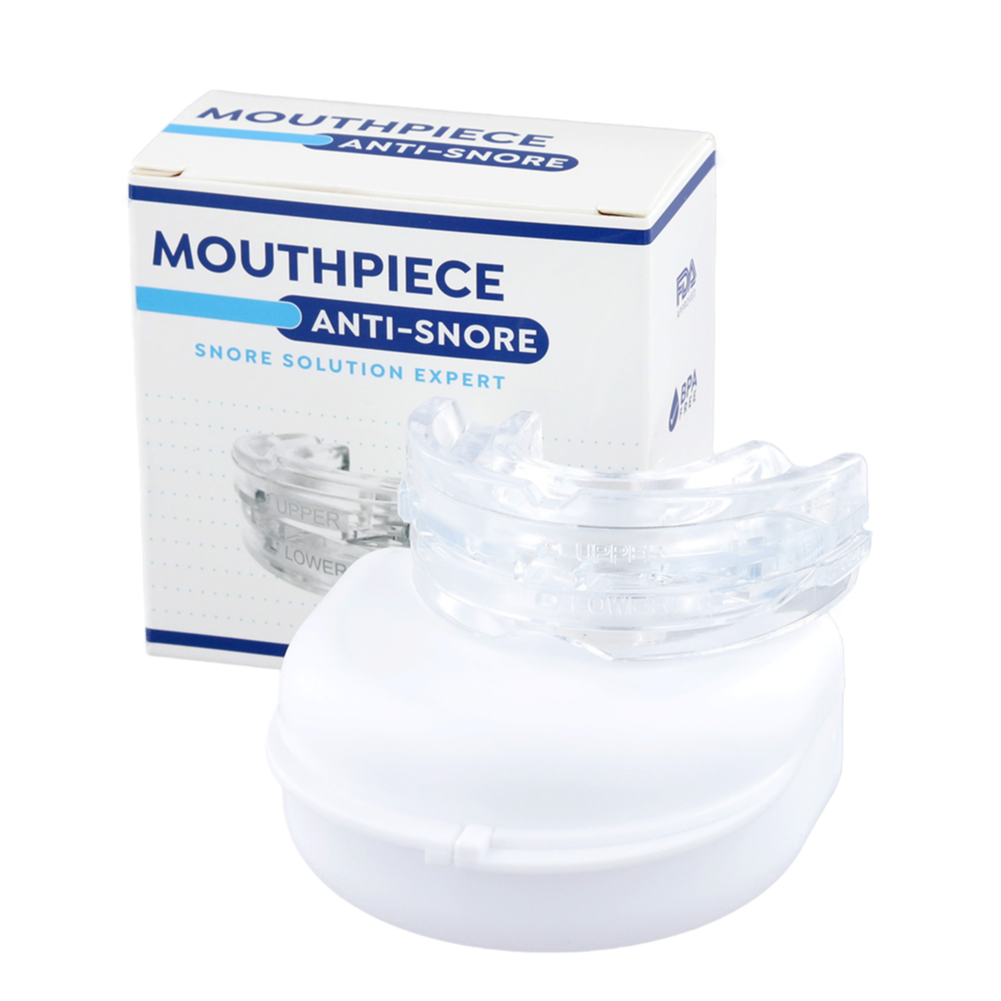 Premium Anti-Snoring Mouth Guard for Teeth Grinding & Sleep Apnea Relief – Comfortable, Reusable Sleep Aid with Storage Box