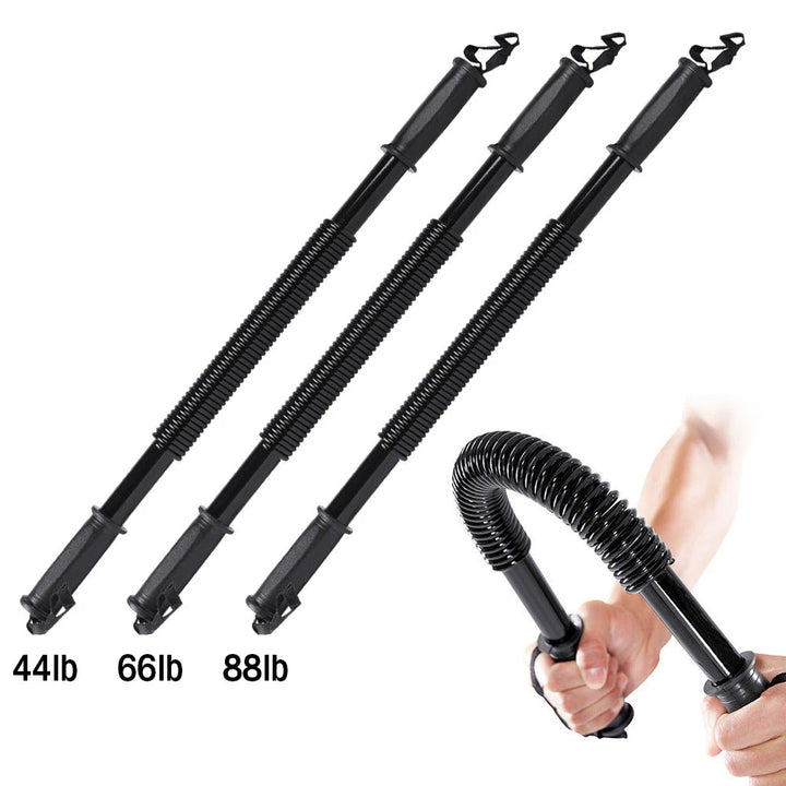 Premium Arm Strength Trainer – Home Chest & Upper Arm Muscle Enhancement – Adjustable Resistance Spring Stick for Fitness, Shoulders, & Arms Exercise