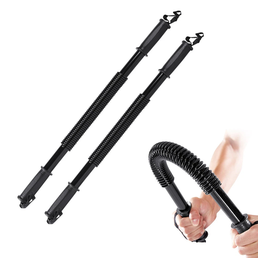 Premium Arm Strength Trainer – Home Chest & Upper Arm Muscle Enhancement – Adjustable Resistance Spring Stick for Fitness, Shoulders, & Arms Exercise