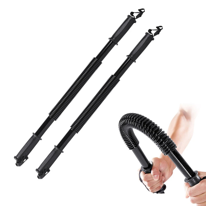 Premium Arm Strength Trainer – Home Chest & Upper Arm Muscle Enhancement – Adjustable Resistance Spring Stick for Fitness, Shoulders, & Arms Exercise