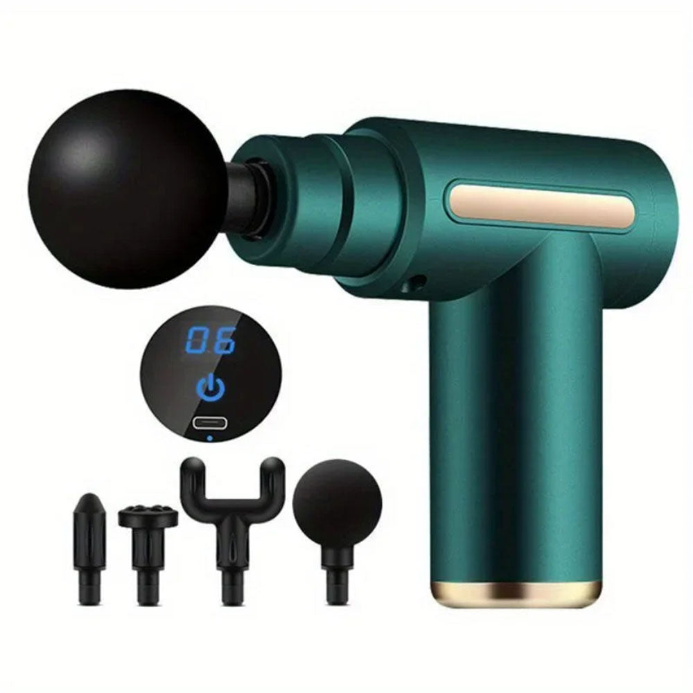 Premium USB Handheld Electric Wand Massager - High Frequency Vibration Deep Tissue Massage Machine for Body, Neck, and Back Pain Relief