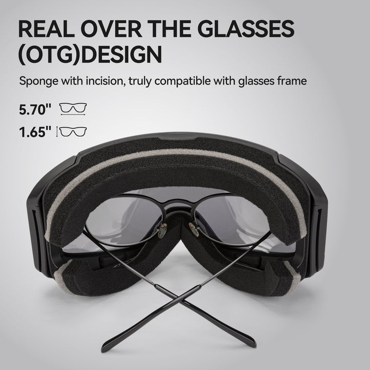 Premium Magnetic Ski Goggles – Quick-Change Lens, UV400 Protection, Anti-Fog, Explosion-Proof, Snowboard Ski Glasses