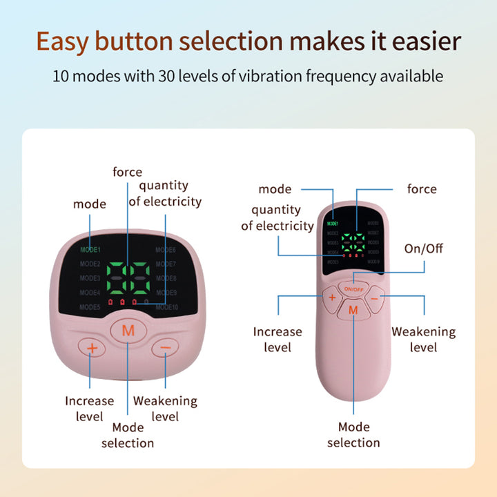 Premium EMS Hip Trainer with Remote Control | 10 Modes & 30 Intensity Levels for Buttocks Toning and Muscle Stimulation | USB