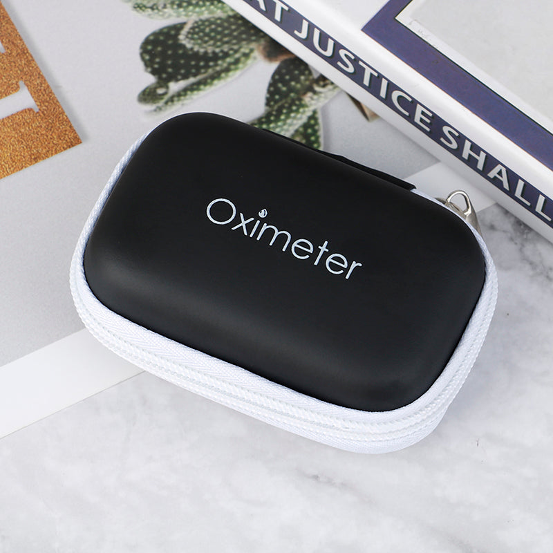 High Quality EVA Pulse Oximeter Carrying Case – Portable Water-Resistant Storage Bag for SpO2 Monitor, Earphones, Data Cable,