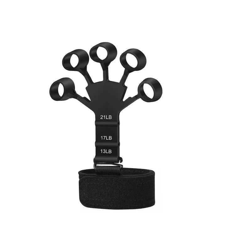 Premium Finger Strengthener & Hand Exerciser - 5 Resistance Levels for Grip, Finger, and Wrist Training - Durable Silicone