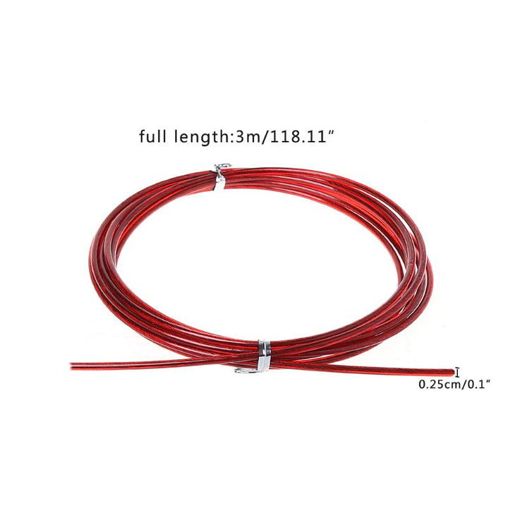 Premium Crossfit Speed Jump Rope Replacement Cable – 3m PVC Coated Steel Wire for Durable, High-Speed Workouts, 2.5mm 