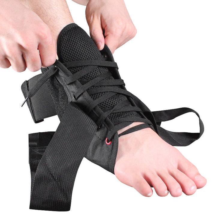 Premium Adjustable Compression Ankle Support Brace for Men & Women - Strong Sports Protection for Injury Recovery and 