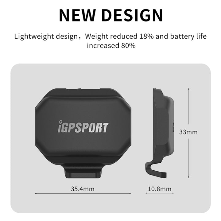 Premium Bike Speed & Cadence Sensor – Dual Mode, Heart Rate Monitor Compatibility for Garmin, BSC100S, BSC200, BSC300, 