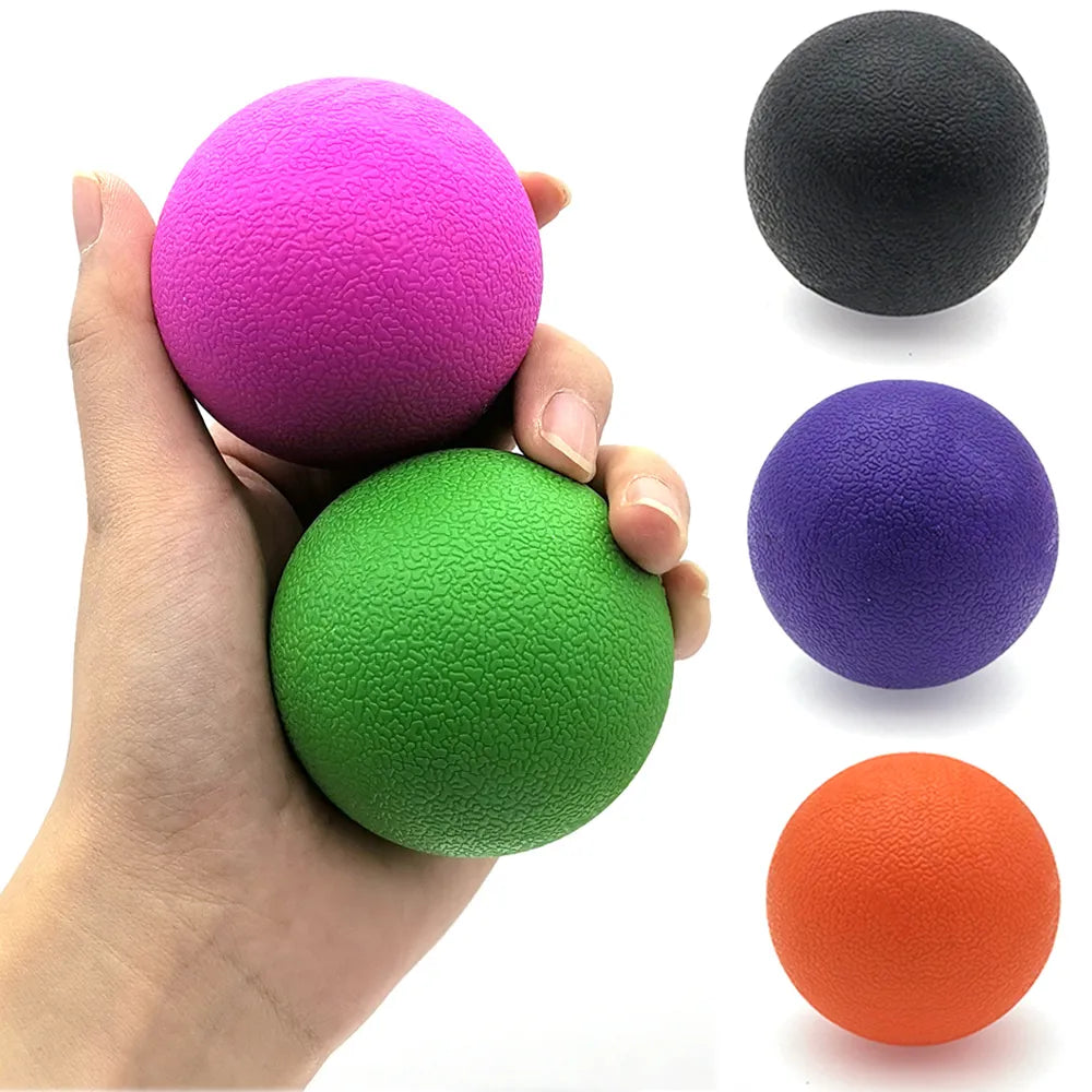 Premium TPE Fascia Massage Ball for Muscle Relaxation, Stress Relief, and Trigger Point Therapy – Lacrosse Ball for Yoga